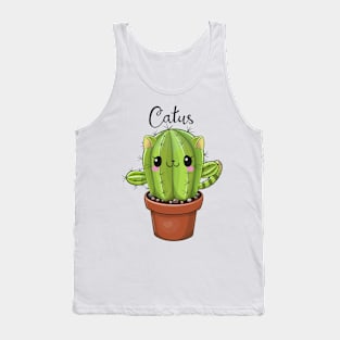 Cute Kawaii Cacti Tank Top